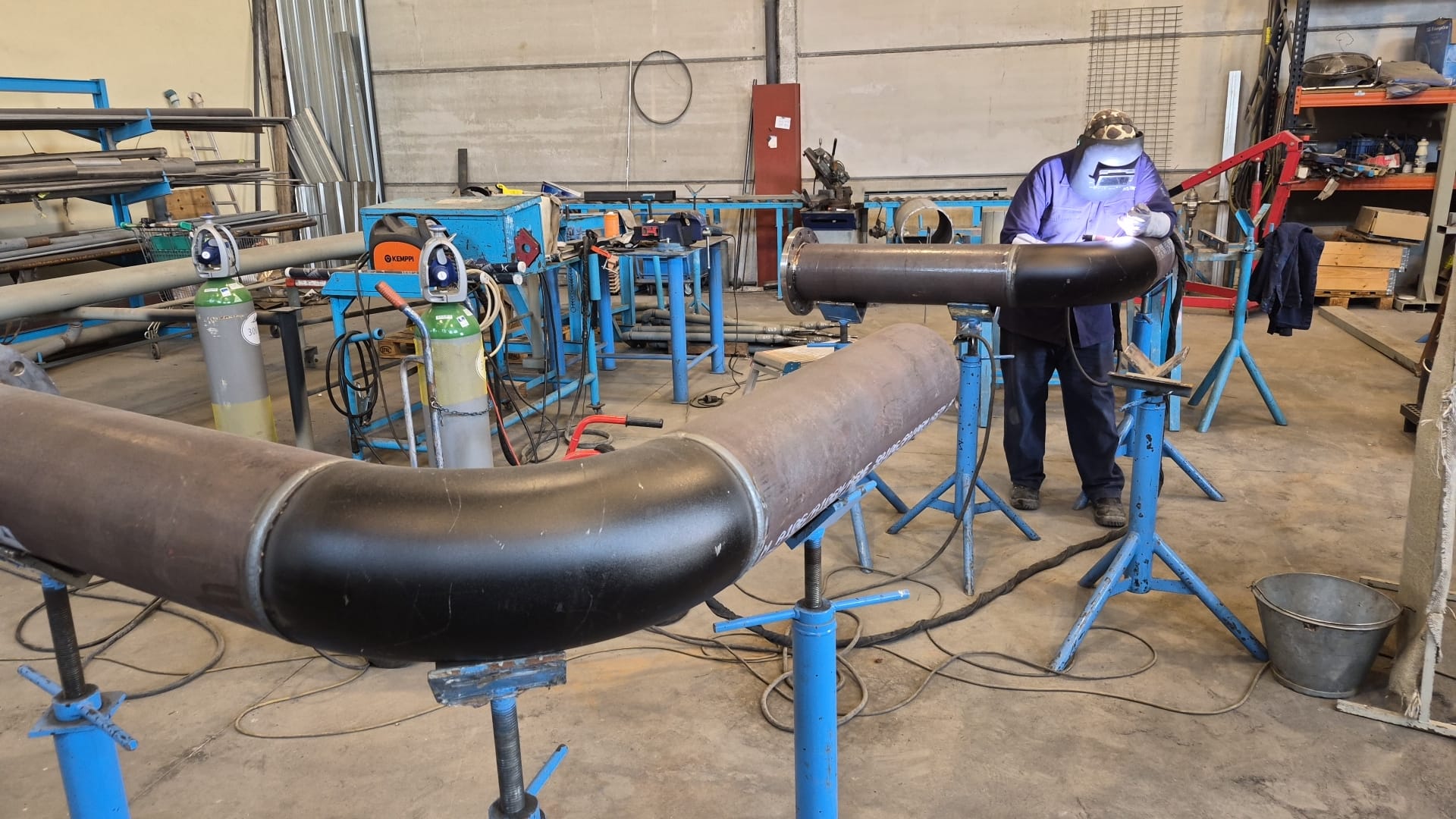 A. Prefabricación en Taller de Tuberías — trabajo realizado 1