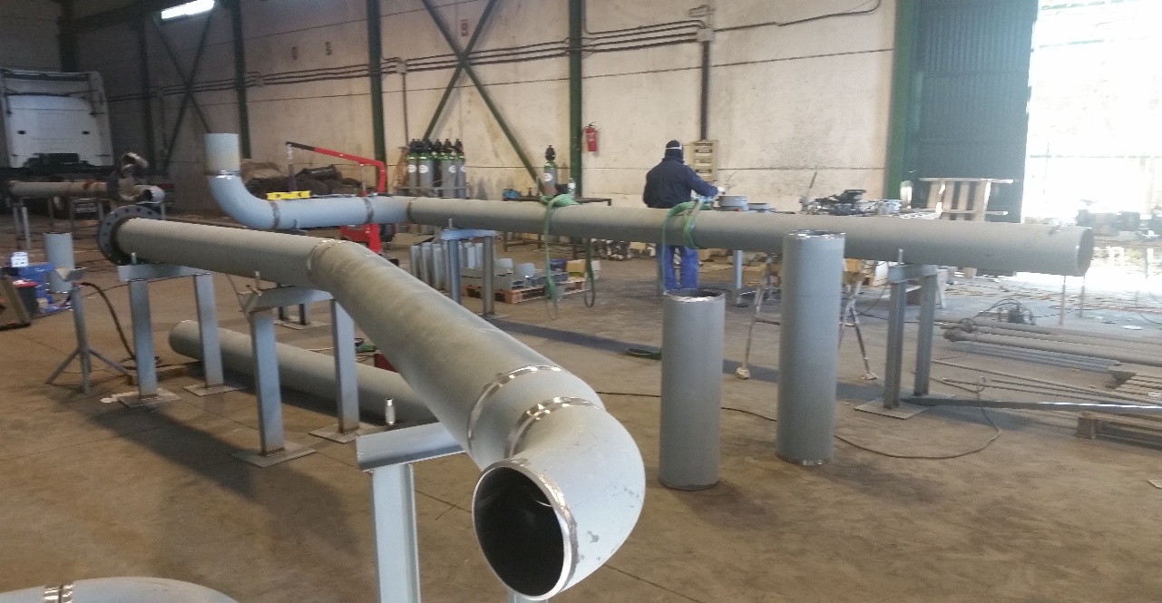 A. Prefabricación en Taller de Tuberías — trabajo realizado 17