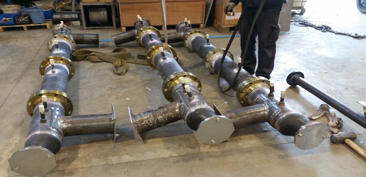 A. Prefabricación en Taller de Tuberías — trabajo realizado 14