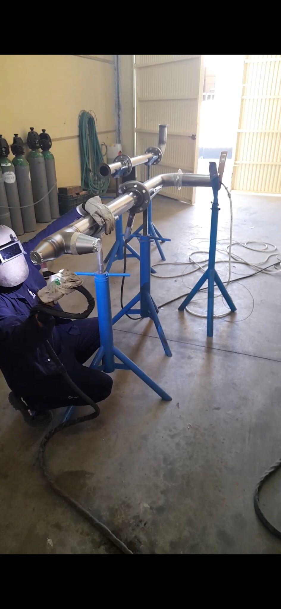 A. Prefabricación en Taller de Tuberías — trabajo realizado 21